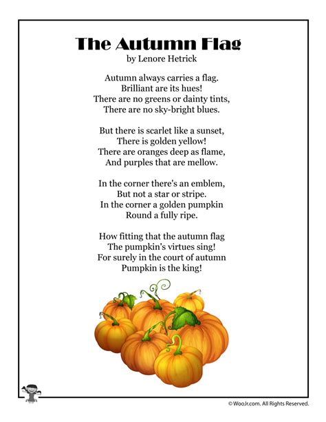 77 Elegant Autumn Poems for Kids - Poems Ideas