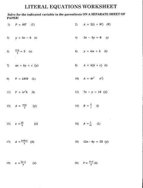 8th Grade Math Worksheets Printable With Answers Printable Worksheets