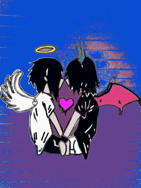 Angel And Demon Love By Yumitsu On Deviantart