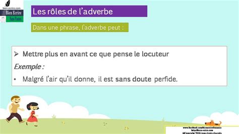 L Adverbe Premi Re Partie Orthographe Francais Les Adverbes