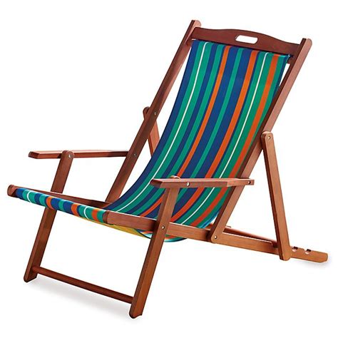 Explore trendy, cozy and portable folding beach chairs at amazing prices on alibaba. Resort Striped Folding Wood Beach Chair | Bed Bath & Beyond