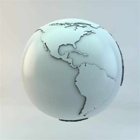 3ds Max Mundo Globe Earth