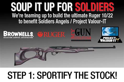 Soup It Up For Soldiers Step 1 Ruger 1022 Stock Upgrade My Gun