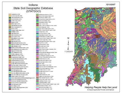Indiana Statsgo Map From The National General Soil Map