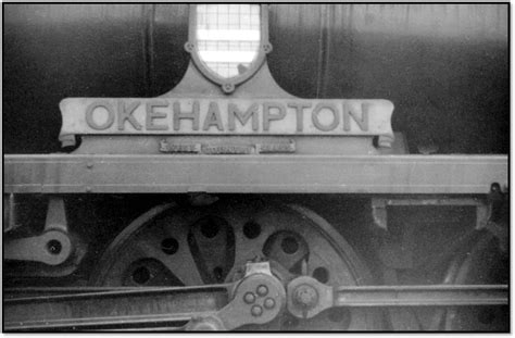 West Country Nameplate Nameplate Of West Country 34013 Oke Flickr