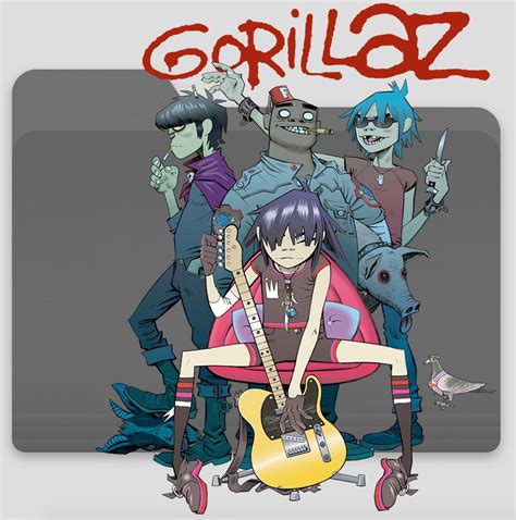 Gorillaz Folder Icon By Karlap0921 On Deviantart