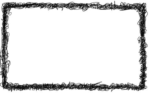 ✓ free for commercial use ✓ high quality images. 4 Rectangle Scribble Frame (PNG Transparent) | OnlyGFX.com