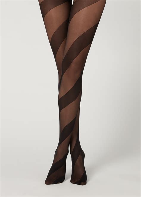 Stripe Pattern Tights Patterned Tights Calzedonia