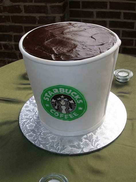 Special design of middle handle. Starbucks coffee cup cake | Starbucks cake, Starbucks coffee cup, Starbucks birthday