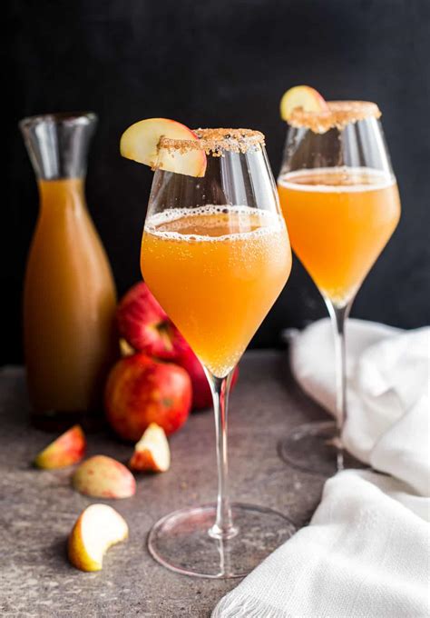 Apple Cider Mimosa The Perfect Apple Cider Cocktail Vindulge