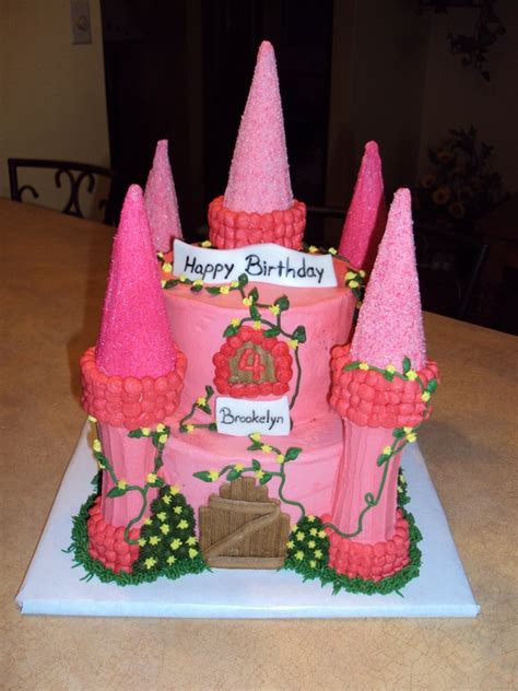 Pink Castle Cake