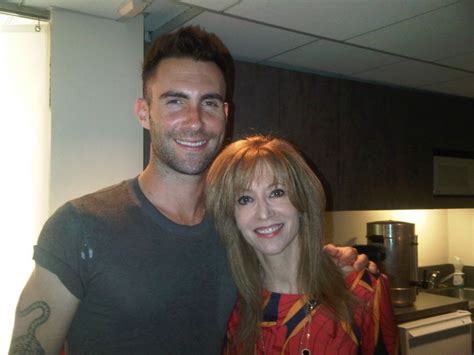 Adam Levine And Lisa G From The Howard Stern Show Howard Stern Show