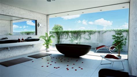 As bathrooms are usually one of the smallest rooms, they are the perfect place to try. New Look Bathroom Wallpaper ideas