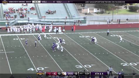 Austin College Vs Sagu Second Half Football 2014 Youtube
