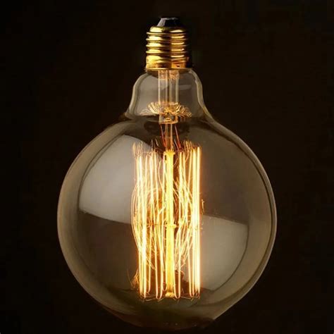 G80g90g125 Dimmable Edison Bulb Antique Vintage Lamp Retro Edison