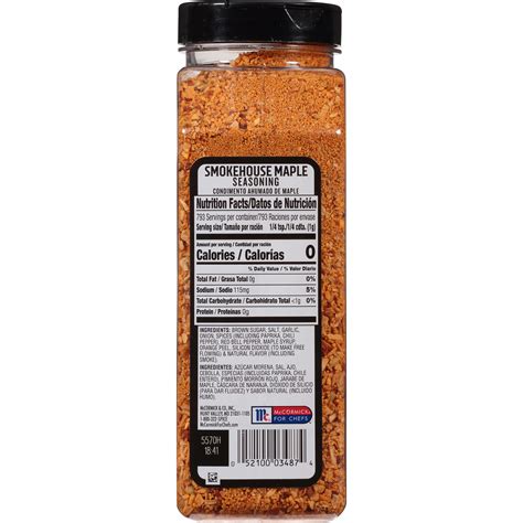 Mccormick Grill Mates Smokehouse Maple Seasoning 28 Oz One 28 Ounce Container Of Smokehouse