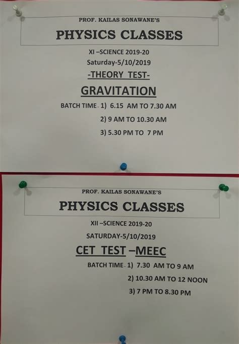 Ks Physics Classes Sonawane Physics Classes