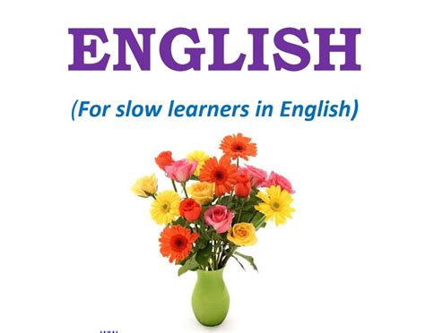 English Slow Learners Guide For All Students Pallikalvi Teachers News