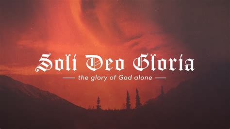 Download Reformation Soli Deo Gloria Motion Background The Skit Guys