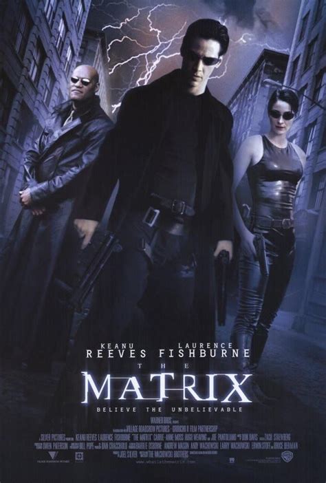 The Matrix 27x40 Movie Poster 1999 The Matrix Movie Best Action