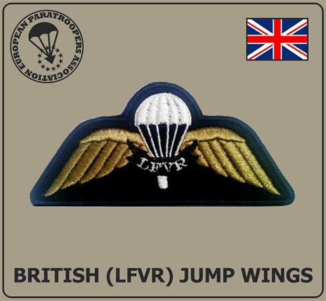 British Lfvr Jump Wings In 2021 Wings Badge Military Insignia