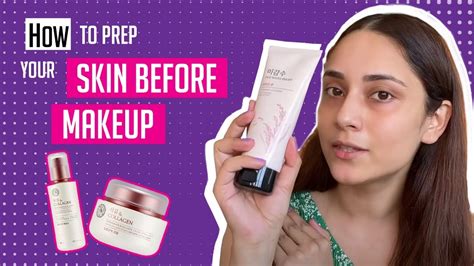 How To Prepare Skin Before Makeup Skin Care Youtube