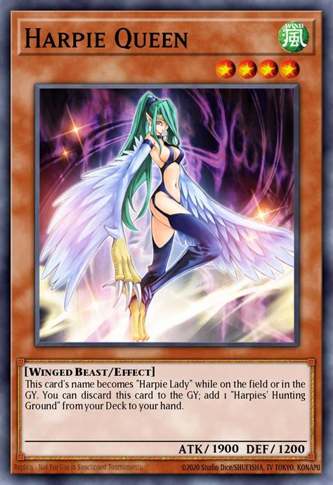 Harpie Queen Yu Gi Oh Card Database Ygoprodeck