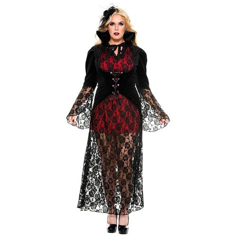 Black Widow Vampire Adult Costume Plus Size 3x4x
