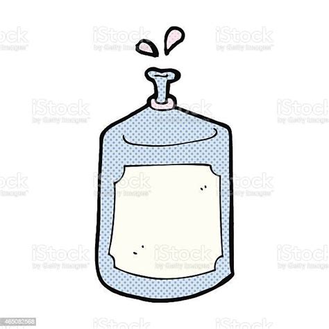 Comic Cartoon Squirting Bottle Stock Illustration Download Image Now