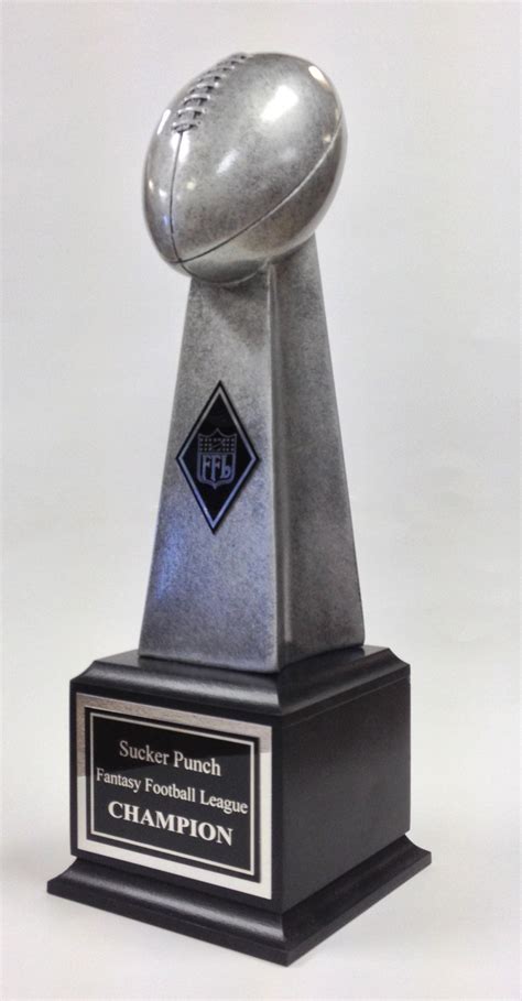 1325 Tall Lombardi Style Football Best Trophies And Awards