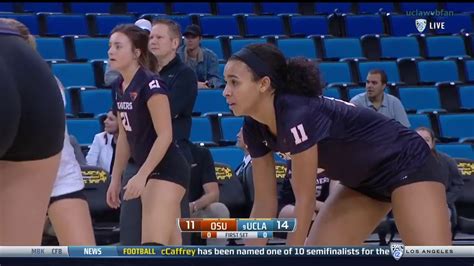 Oregon State At Ucla Ncaa Womens Volleyball Nov 16th 2016 Youtube