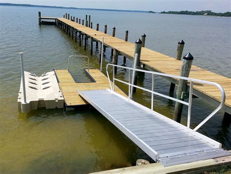 4′ X 18′ Gangway To 8 X 16 Slot Dock Custom Floating Dock Builder