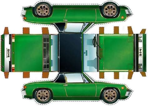 14 Best Photos Of Printable Paper Model Cars 3d Paper Car Cut Out
