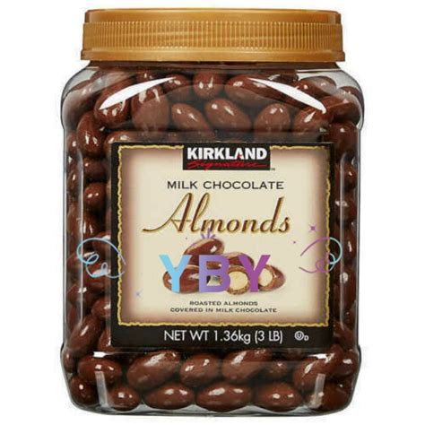 Kirkland Signature Milk Chocolate Almonds Milk Chocolate Raisins Lb