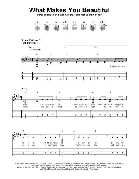 What Makes You Beautiful | Sheet Music Direct