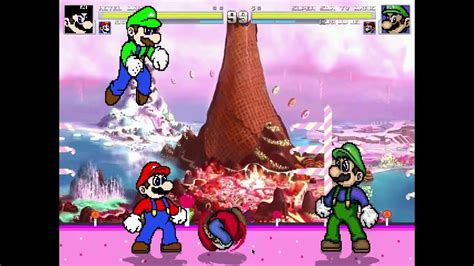 Batalha De Mugen 211 Hotel Mario Sm853 E Super Gay Luigi Vs Super Smw Tv Mario Bros Youtube