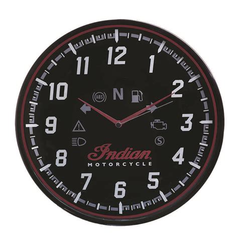 Shop the best indian motorcycle gifts & novelties for your motorcycle at j&p cycles. Round Wall Clock with Modern Speedometer Design, Black ...
