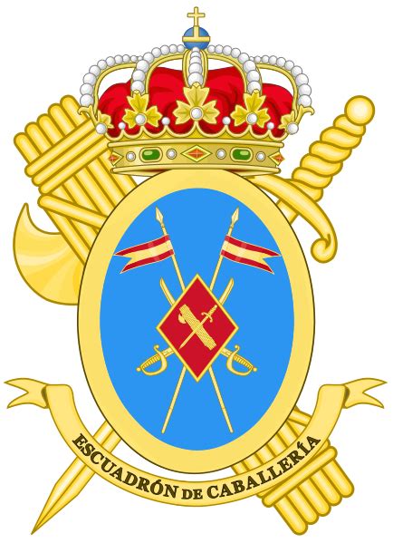 cavalry squadron guardia civil escudo coat of arms crest of cavalry squadron guardia civil