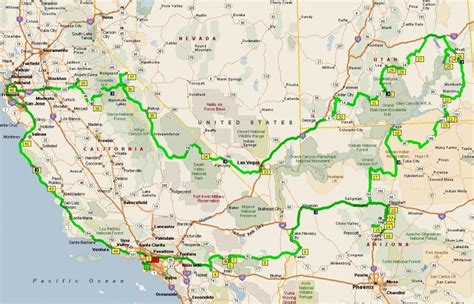 Detailed California Road Highway Map 2000 Pix Wide 3 Meg Road