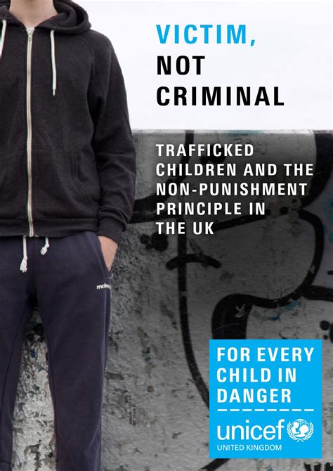 Unicef Uk Briefingvictim Not Criminal2017pdf Human Trafficking Search