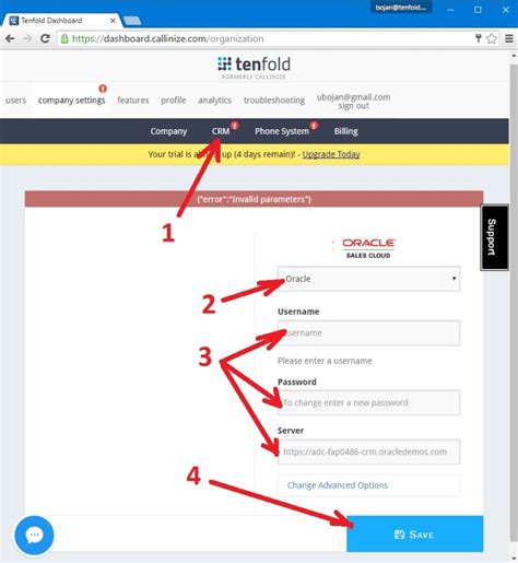 Think commerceinc helps you with exceptional netsuite customization services. Oracle Netsuite Tenfold Dashboard CRM Settings - Tenfold ...