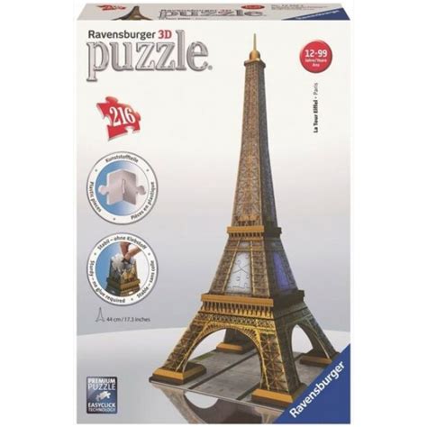 ravensburger eiffel tower 3d puzzle 216 pieces