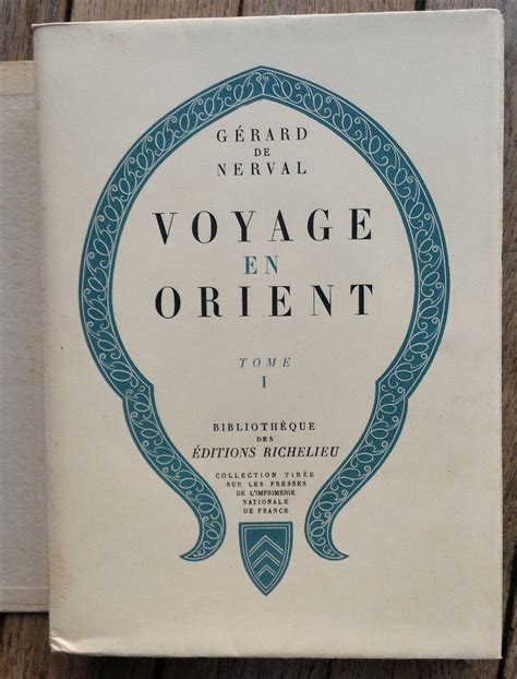 Voyage En Orient G De Nerval By Gérard De Nerval Très Bon Couverture Rigide 1950