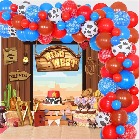 Western Cowboy Party Decoration Wild West Theme Party Supplies Western