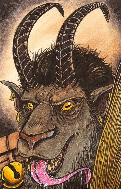 Krampus XI Mixed Media By Jamie Snell Fine Art America