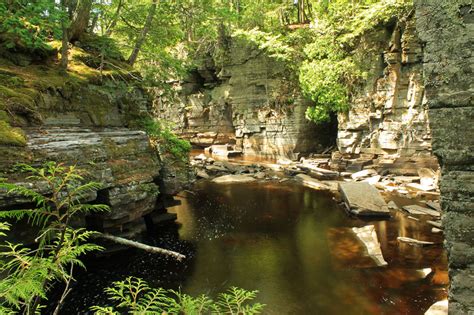 Canyon Falls And Gorge Hike Michigans Upper Peninsula