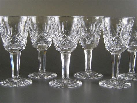Waterford Crystal Cordial Glasses Lismore Set Of 6 2 Sets Available From Stonehouseantiques On