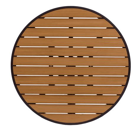 synthetic teak commercial outdoor table top