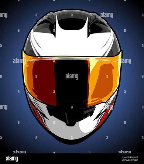 Motorcycle Helmets Stock Vector Images Alamy