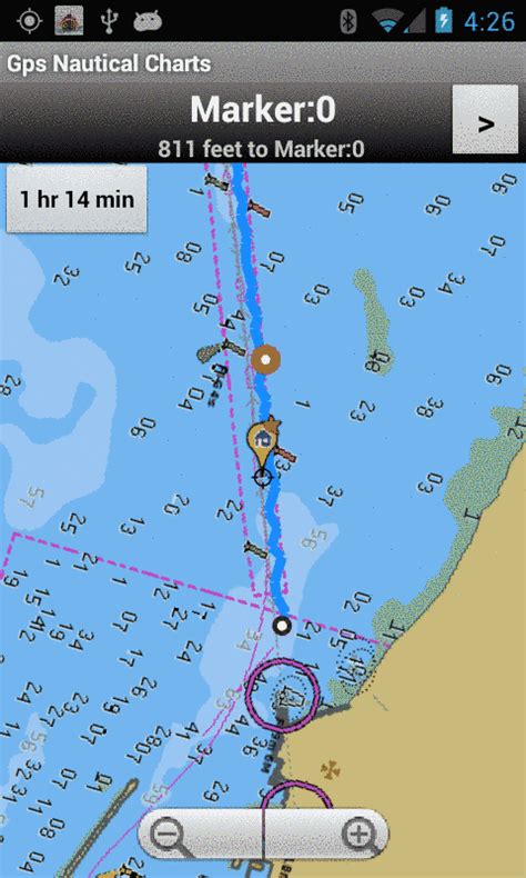 Marine Navigation Using Android Phone Tablet Nautical Charts App